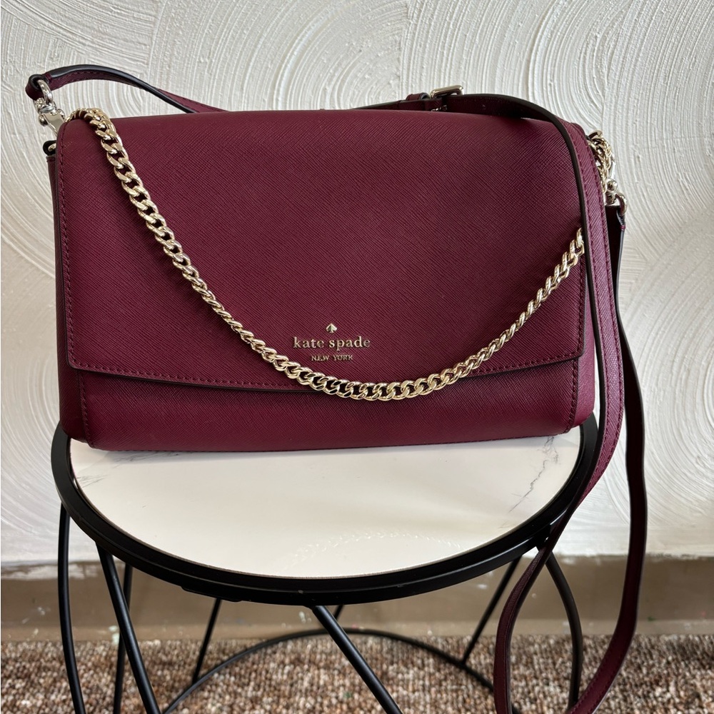 Kate Spade Wine Red Shoulder Bag